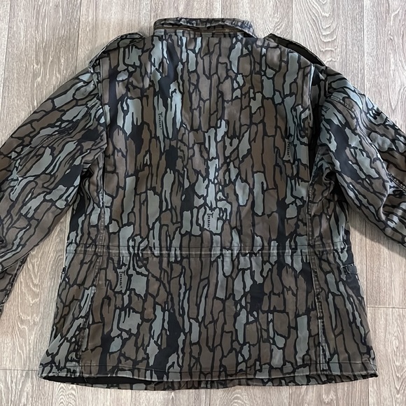 M-65 Tree Bark pattern field jacket men’s sz L, as is - Picture 13 of 16